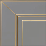 Smoke Grey Gold Thread