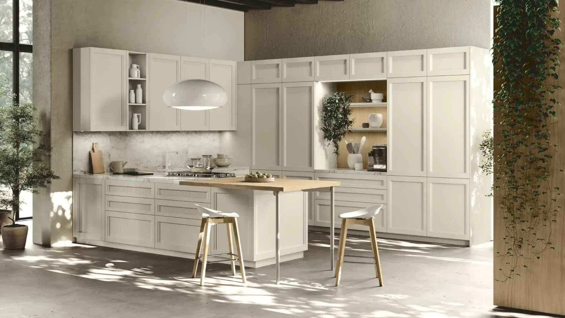 Palio, the kitchen designed to be functional, transversal and at the same time iconic