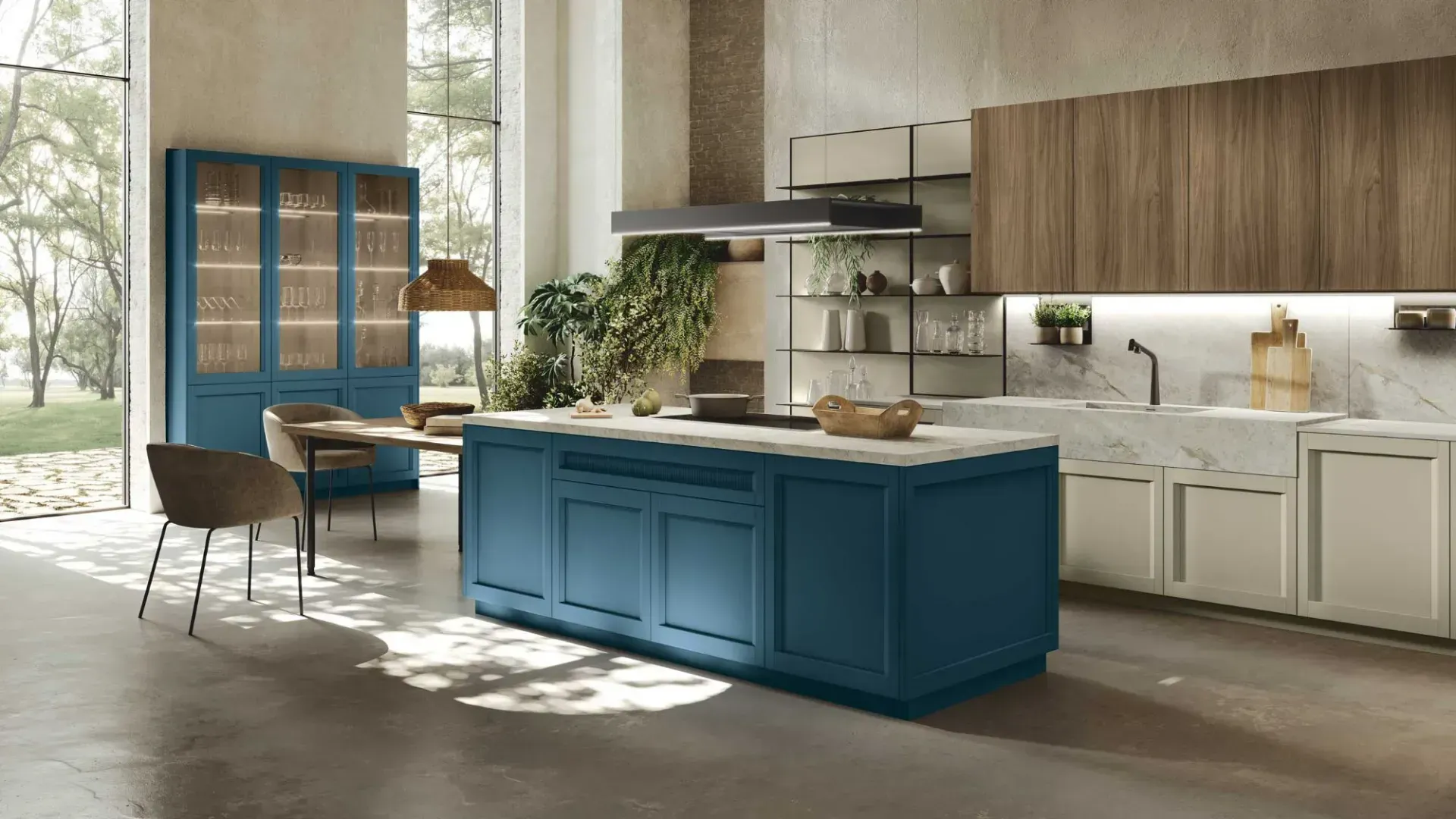 Palio, the kitchen designed to be functional, transversal and at the same time iconic