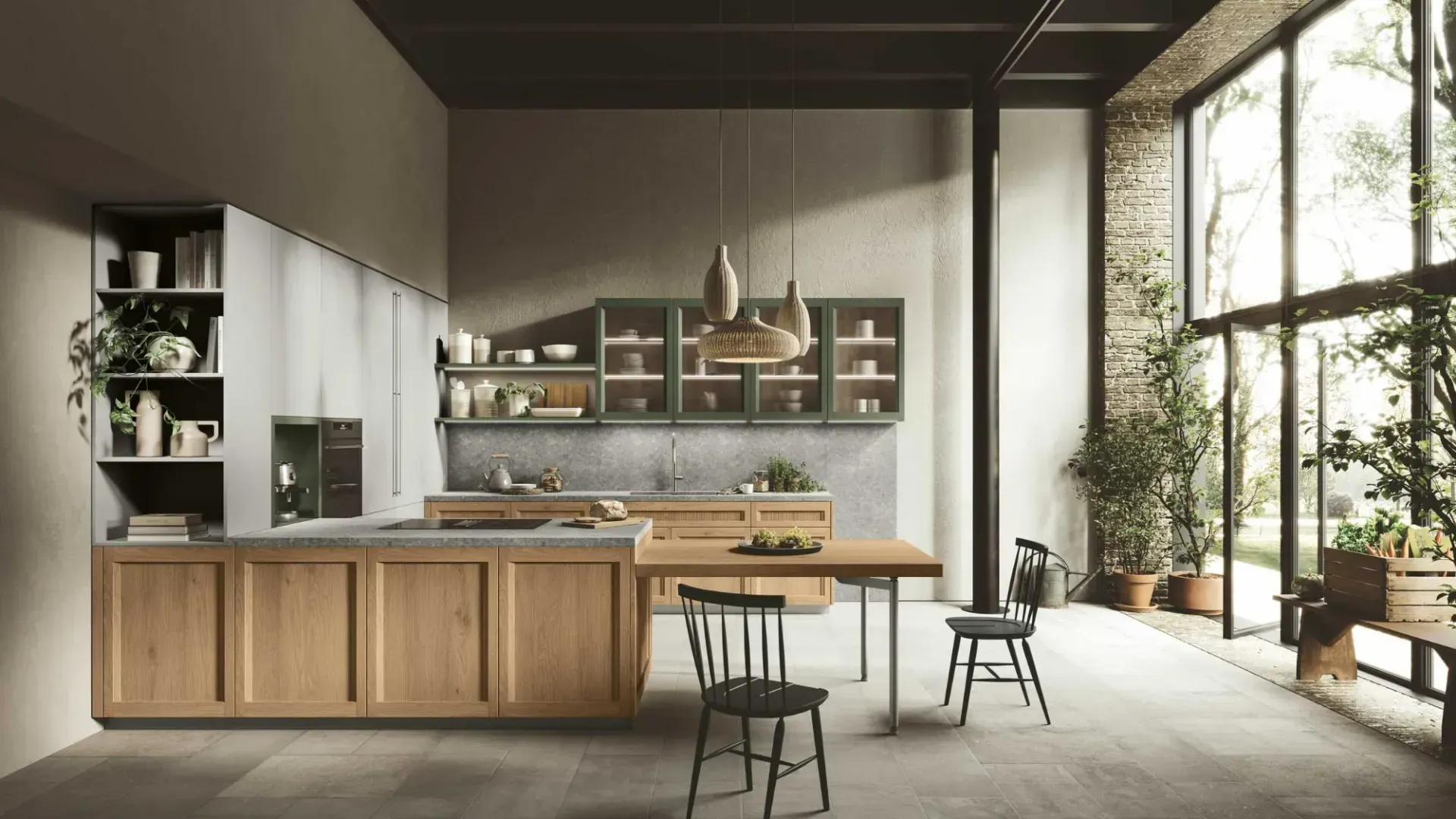 Palio, the kitchen designed to be functional, transversal and at the same time iconic