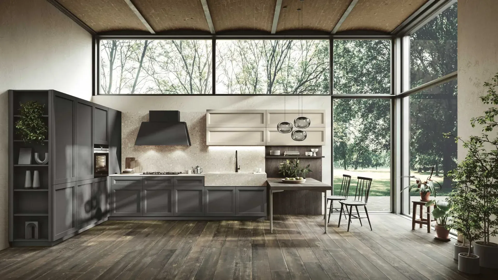 Palio, the kitchen designed to be functional, transversal and at the same time iconic