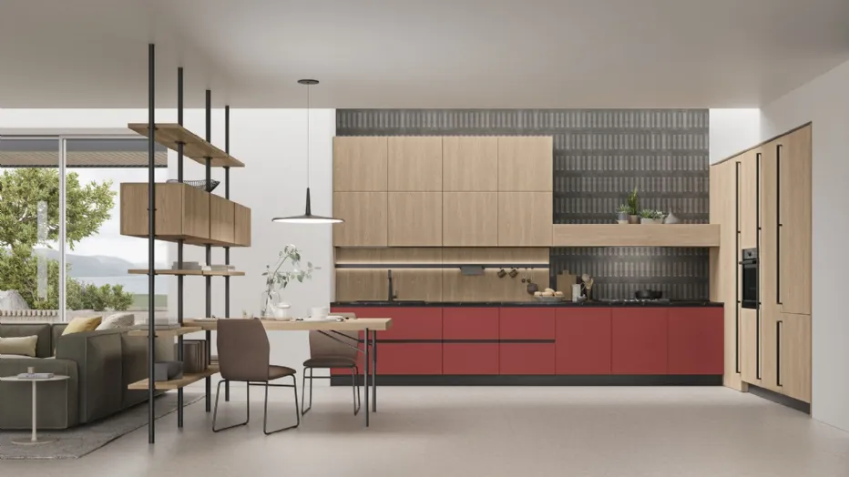 Walnut, Stone and Jade meet in the kitchen